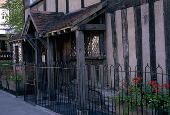 home of William Shakespeare in Stratford-upon-Avon, Warwickshire, England