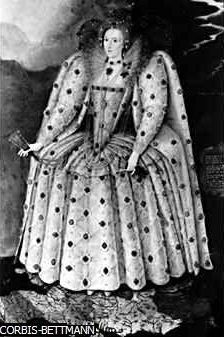 Queen Elizabeth I black & white pic